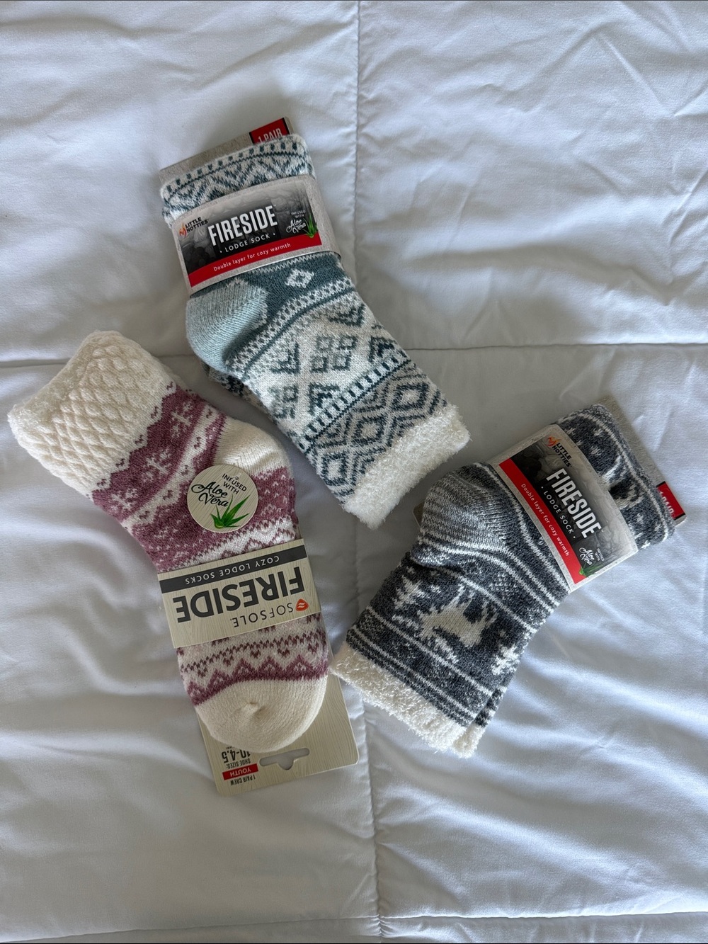 Fireside Cozy Lodge Crew Socks